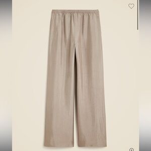NWT J.Crew Stratus Pant in Textured Satin